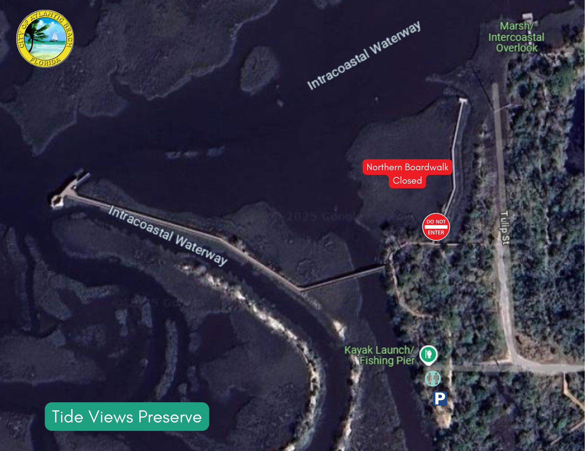TideViewsMapNorthBoardwakCircledJuly2025