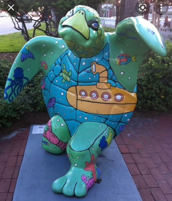 PublicArtSculptureTebowUnderTheSeaTurtle